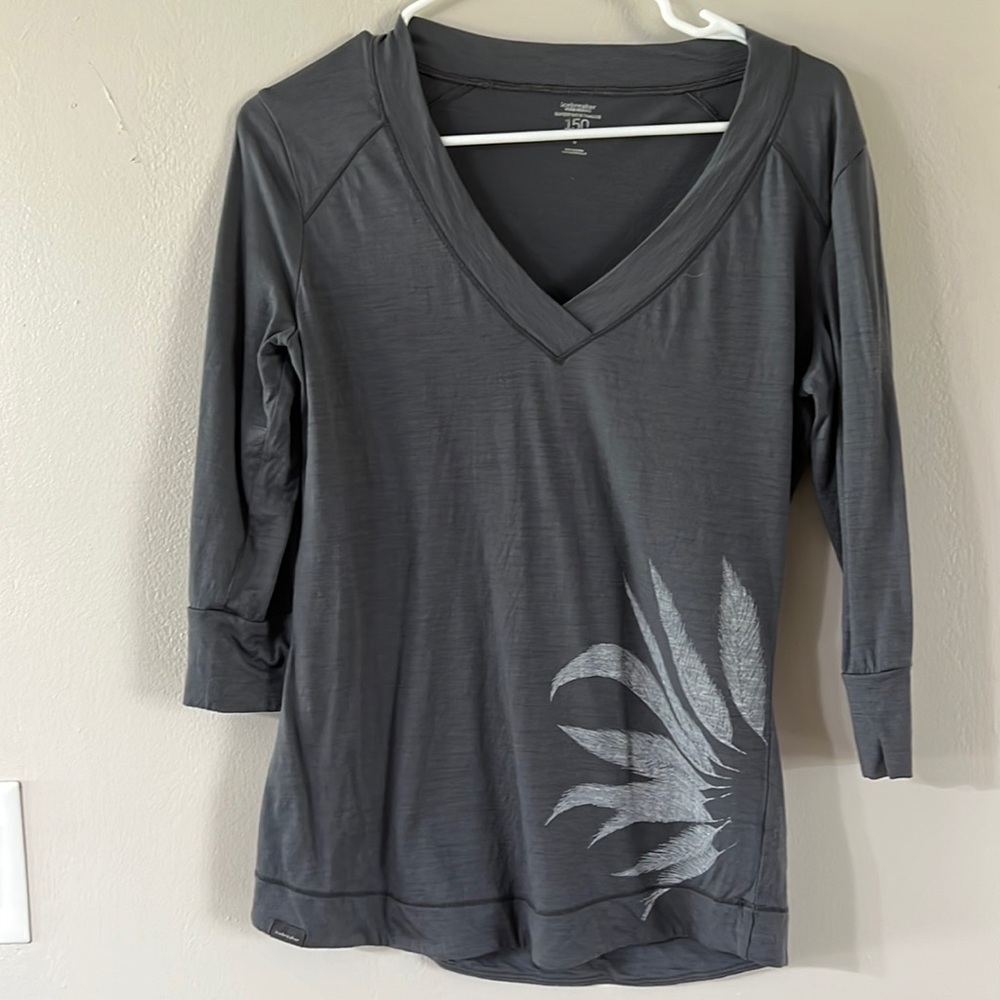 Icebreaker women’s merino wool T-neck